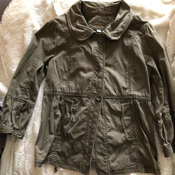 Caslon Jackets & Blazers - Olive green layering jacket
